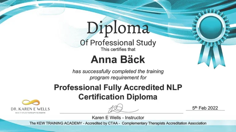 NLP CERTIFICATE
